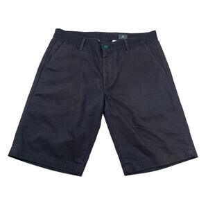 AG sz 33 wanderer black chino shorts 11" inseam career casual summer basic